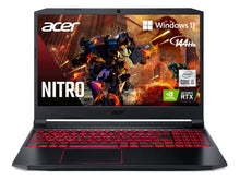 Load image into Gallery viewer, Acer Nitro 5 AN515-55-53E5 Gaming Laptop | Intel Core i5-10300H | NVIDIA GeForce RTX 3050 Laptop GPU | 15.6" FHD 144Hz IPS Display | 8GB DDR4 | 256GB NVMe SSD | Intel Wi-Fi 6 | Backlit Keyboard
