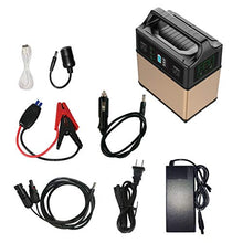 Load image into Gallery viewer, MAXOAK Portable Generator Power Station 400Wh Solar Generator 2AC Outlet 110V/300W Lithium Emergency Battery Backup Quiet Sine Power Storage for Outdoor CPAP Camping Hunting AC/Car/Sun Recharge
