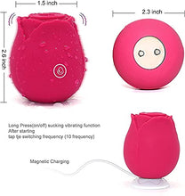 Load image into Gallery viewer, Dual Head Sex Tounge for Licking and Sucking, Rose Toy for Women Pleasure Tongue, Clitorals Stimulator, Electric Women Relaxing Toy, Woman Suction 10 Modes Tongue Stimulator Sucking Nipple Sucker

