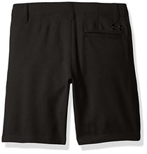 Load image into Gallery viewer, Under Armour Boys' Little Golf Medal Play Short, Belt Loops, Elastic Closure, Lightweight &amp; Stretchy, Black, 4T
