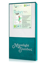 Load image into Gallery viewer, Moonlight Slumber Breathable Dual Sided Baby Crib Mattress. Firm Sided for Infants Reverse to Soft Side for Toddlers Bed. Easy to Clean Waterproof and Odor Resistant (Made in USA. Latest Version).

