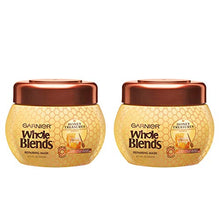 Load image into Gallery viewer, Garnier Whole Blends Honey Treasures Repairing Hair Mask for Dry Damaged Hair, 10.1 Fl Oz (Pack of 2)
