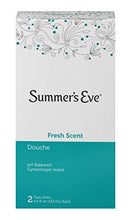 Load image into Gallery viewer, Summer's Eve Douche, Fresh Scent, pH Balanced, Dermatologist &amp; Gynecologist Tested, 2 Count per pack, 9 Fl Oz
