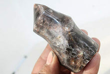 Load image into Gallery viewer, Crystal, 241G Natural Black Moonstone Crystal Healing Chakra Aura Torch Shape K12
