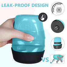 Load image into Gallery viewer, Pet Water Bottle for Dogs, dog water bottle foldable, Dog Travel Water bottle, Dog Water Dispenser, Lightweight &amp; Convenient for Travel BPA Free 18 OZ. (Blue)
