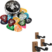 Load image into Gallery viewer, Donner Celluloid Guitar Picks 16 Pack and Donner 3 Pack Guitar Wall Mount
