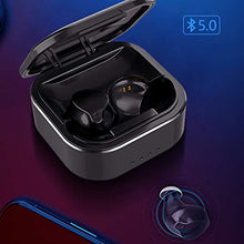 Load image into Gallery viewer, Joyzy True Wireless Earbuds with Bluetooth 5.0 and Portable Charging Case, Built-in Microphone for Hand Free Phone Call, Truly Cordless Small Earphone(Black)

