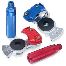Load image into Gallery viewer, Boeray Glad Hand Handles, Air Glad Hand for Semi Trucks and Trailers with Extension Handles, Tractor Glad Hand Grips with Seals for Air Hose Freightliner
