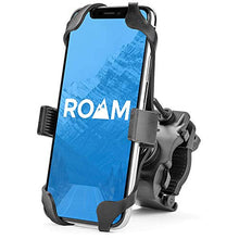 Load image into Gallery viewer, Roam Universal Premium Bike Phone Mount for Motorcycle - Bike Handlebars, Adjustable, Fits iPhone 11, X, XR, 8 | 8 Plus, 7 | 7 Plus, 6s Plus | Galaxy, S10, S9, S8, Holds Phones Up to 3.5" Wide
