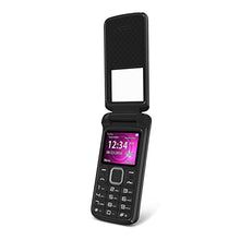 Load image into Gallery viewer, BLU Zoey Flex 3G Z170L Unlocked GSM (AT&amp;T + T-Mobile) Dual-SIM Flip Phone w/Quick-Glance Window - Black
