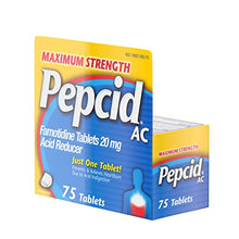 Load image into Gallery viewer, Pepcid AC Maximum Strength for Heartburn Prevention &amp; Relief, 75 ct
