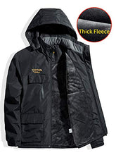 Load image into Gallery viewer, Women's Mountain Waterproof Ski Jacket Windproof Rain Snowboarding Jackets Winter Fleece Warm Snow Hooded Coat (Black, XL)
