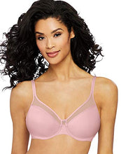 Load image into Gallery viewer, Bali Women's One Smooth U Ultra Light Illusion Neckline Underwire Bra, Hush Pink, 34C
