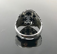Load image into Gallery viewer, KAR 925K Stamped Sterling Silver Amethyst Men's Ring I1F (12)
