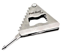 Load image into Gallery viewer, A VEBODI | Ultimate SURF Gift | Keychain - Multi Tool | Fin Key | Wax Comb | Wax Scraper | Bottle Opener | Screwdrivers
