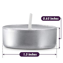 Load image into Gallery viewer, MontoPack Unscented Tea Lights Candles in Bulk | 200 White, Smokeless, Dripless &amp; Long Lasting Paraffin Tea Candles | Small Votive Mini Tealight Candles for Home, Pool, Shabbat, Weddings &amp; Emergencies
