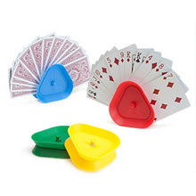 Load image into Gallery viewer, Brybelly Triangle Shaped Hands-Free Playing Card Holder, Original Version
