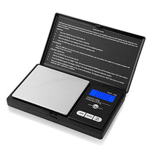 Load image into Gallery viewer, Weigh Gram Scale Digital Pocket Scale,100g by 0.01g,Digital Grams Scale, Food Scale, Jewelry Scale Black, Kitchen Scale 100g
