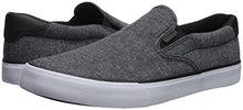 Load image into Gallery viewer, Lugz Men's Clipper Sneaker, Black/White Chambray, 11 M US
