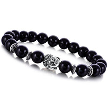 Load image into Gallery viewer, Joya Gift Buddha 8mm Beaded Bracelet for Women Men Gemstone Chakra Bracelet Jewelry for Birthday Gifts (4PCS)
