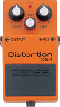 Load image into Gallery viewer, BOSS Distortion Guitar Pedal, Single Mode (DS-1)
