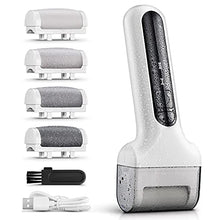 Load image into Gallery viewer, Electric Callus Dead Hard Skin File Remover for Softer Feet | Foot Skin Care Home Spa Pedicure Kit | Smooth Scrubber Scraper Grater Shaver Cleaner Set for Dry Cracked Heel Repair, Gift for Men &amp; Women
