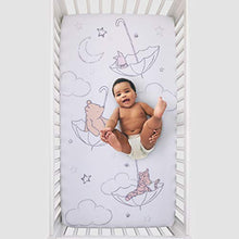 Load image into Gallery viewer, Disney Winnie The Pooh - Classic Pooh - Ivory, Tan &amp; White Photo Op Fitted Crib Sheet, Tan, White, Grey , 28x52x8 Inch (Pack of 1)
