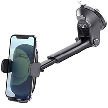 Load image into Gallery viewer, Suction Cup Car Phone Holder Mount, Dashboard/Windshield/Window Phone Holder for Car with Ultra Sticky Gel Pad, Compatible With iPhone, Samsung, 4-6.8 Inch Cell Phones, Thick Case &amp; Big Phone Friendly
