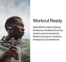 Load image into Gallery viewer, OnePlus Buds Z2 True Wireless Earbud Headphones-Touch Control with Charging Case,Active Noise Cancellation,IP55 Waterproof Stereo Earphones for Home,Sport, Obsidian Black
