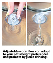 Load image into Gallery viewer, OlarHike Cat Water Fountain Stainless Steel, 67oz/2L Dog Water Bowl Dispenser Automatic Pet Water Fountain with Quiet Pump, Dishwasher Safe Design &amp; Adjustable Water Flow for Cats, Dogs
