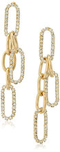 Load image into Gallery viewer, 14K Gold Plated Design and Temperament Circle Chain with Rhinestone Earrings with S925 Silver Needle for Women Girl Gifts Valentines/Birthday/ Anniversary / Mother’s Day
