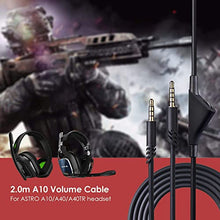 Load image into Gallery viewer, Replacement 2.0M Astro A10 Volume Cable,esbeecables Audio Extension Cord with Volume Control Function Compatible with A40/A40TR Gaming Headsets Xbox One,PS4,PC,Most Smartphones
