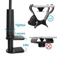 Load image into Gallery viewer, Gooseneck Cell Phone Holder Bed, Lazy Bracket, Universal Mobile Phone Clip Stand, Flexible Long Arm Rotating Mount for for Bed, Office, Kitchen, iPhone, pad, Watching Movies
