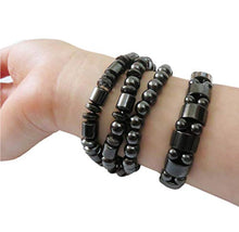 Load image into Gallery viewer, Acupress 4pcs/Set Hematite Powerful Magnetic Therapy Bracelets
