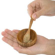 Load image into Gallery viewer, Peohud 3 Pack Bamboo Facial Mixing Bowl, Small Skin Care Mask Mixing Bowl with Spoon, DIY Homemade Cosmetic Bowl for Skincare Products, Home or Beauty Salon Use
