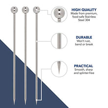 Load image into Gallery viewer, Stainless Steel Cocktail Picks - 4" (12pc Set)

