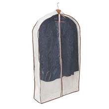 Load image into Gallery viewer, Smart Design Canvas Gusseted Garment Bag Hanger - (24 x 42 Inch) - Clothing Storage Cover - w/Cedar Wood - Odor Repellent - Suits, Dresses Travel Closet Organization - [Natural Canvas]
