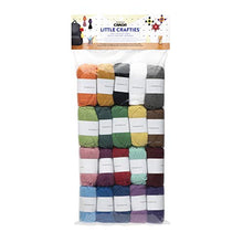 Load image into Gallery viewer, Caron Little Crafties 20 Assorted Acrylic Yarn Skeins 63yd Each for Knitting and Crochet Projects , Multipack Starter Kit
