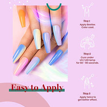 Load image into Gallery viewer, Beetles Pack of 20 Colors Rainbow Summer Gel Nail Polish Kit, Soak Off LED Lamp Gel Nail Polish Set Glitter Nude Gel Polish Starter Kit with Glossy &amp; Matte Top Gel Base Coat Kaleidoscope
