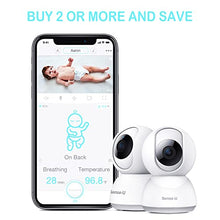 Load image into Gallery viewer, Sense-U Video Baby Monitor with Remote Pan-Tilt-Zoom Camera, 2-Way Talk, Night Vision, Background Audio, Motion Detection &amp; No Monthly Fee (Compatible with Sense-U Baby Breathing Monitor)
