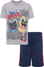 Load image into Gallery viewer, Disney Pixar Cars Lightning McQueen Little Boys T-Shirt Mesh Shorts Set Gray/Red 7-8
