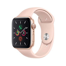 Load image into Gallery viewer, Apple Watch Series 5 (GPS, 40MM) - Gold Aluminum Case with Pink Sand Sport Band (Renewed)
