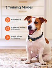 Load image into Gallery viewer, PATPET Dog Shock Collar for Large Dog - Rechargeable Dog Training Collar with Remote 1000Ft Control Range for 15 - 100lbs Dogs with Beep Vibration Shock Modes

