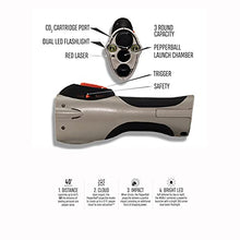 Load image into Gallery viewer, PepperBall Mobile Lightweight Personal Defense Launcher Kit, Non-Lethal Protection Pepper Ball for Self Defense Includes Projectiles and Cartridges

