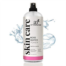 Load image into Gallery viewer, ArtNaturals Rosewater Witch Hazel Toner - (8 Fl Oz / 236ml) - Anti Aging Pore Minimizer for Facial Acne - Aloe Vera, Rose Water Petal Alcohol Free - Natural Face Cleanser Spray - All Skin Types
