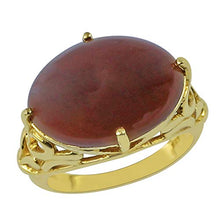 Load image into Gallery viewer, Carillon Chocolate Moonstone Natural Gemstone Oval Shape 10K Yellow Gold Ring For Women for Men | Size: 4 to 10
