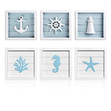 Load image into Gallery viewer, Nautical Wall Decor and Sealife Aqua Wall Decor
