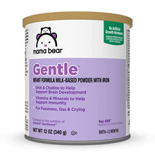 Load image into Gallery viewer, Amazon Brand - Mama Bear Gentle Baby Formula Milk-Based Powder with Iron, Complete Nutrition, Easy to Digest, 12 Ounce
