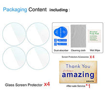 Load image into Gallery viewer, Diruite 4-Pack for Samsung Galaxy Watch 4 Classic 42mm / Galaxy Watch 42mm and Galaxy Watch 3 41mm Screen Protector Tempered Glass [2.5D 9H Hardness][Anti-Scratch]
