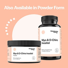Load image into Gallery viewer, Myo-Inositol &amp; D-Chiro Inositol Blend | 30-Day Supply | Most Beneficial 40:1 Ratio | Hormonal Balance &amp; Healthy Ovarian Function Support for Women | Vitamin B8 | (120 Capsules)
